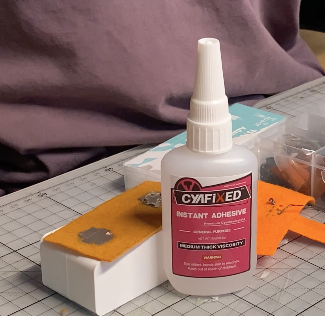 This glue is amazing and it doesn't dry up in the bottle.